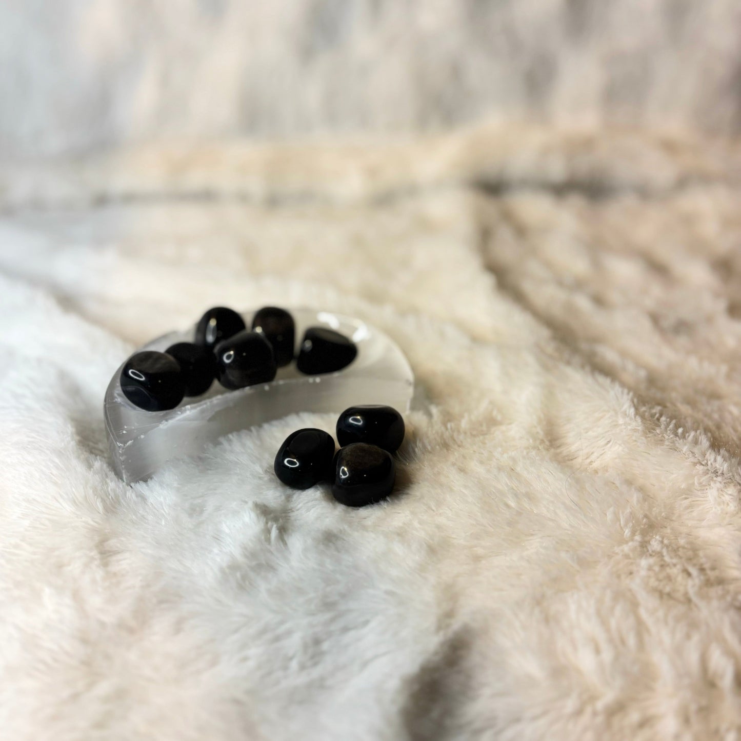 Stone Tumbled | Silver Sheen Obsidian