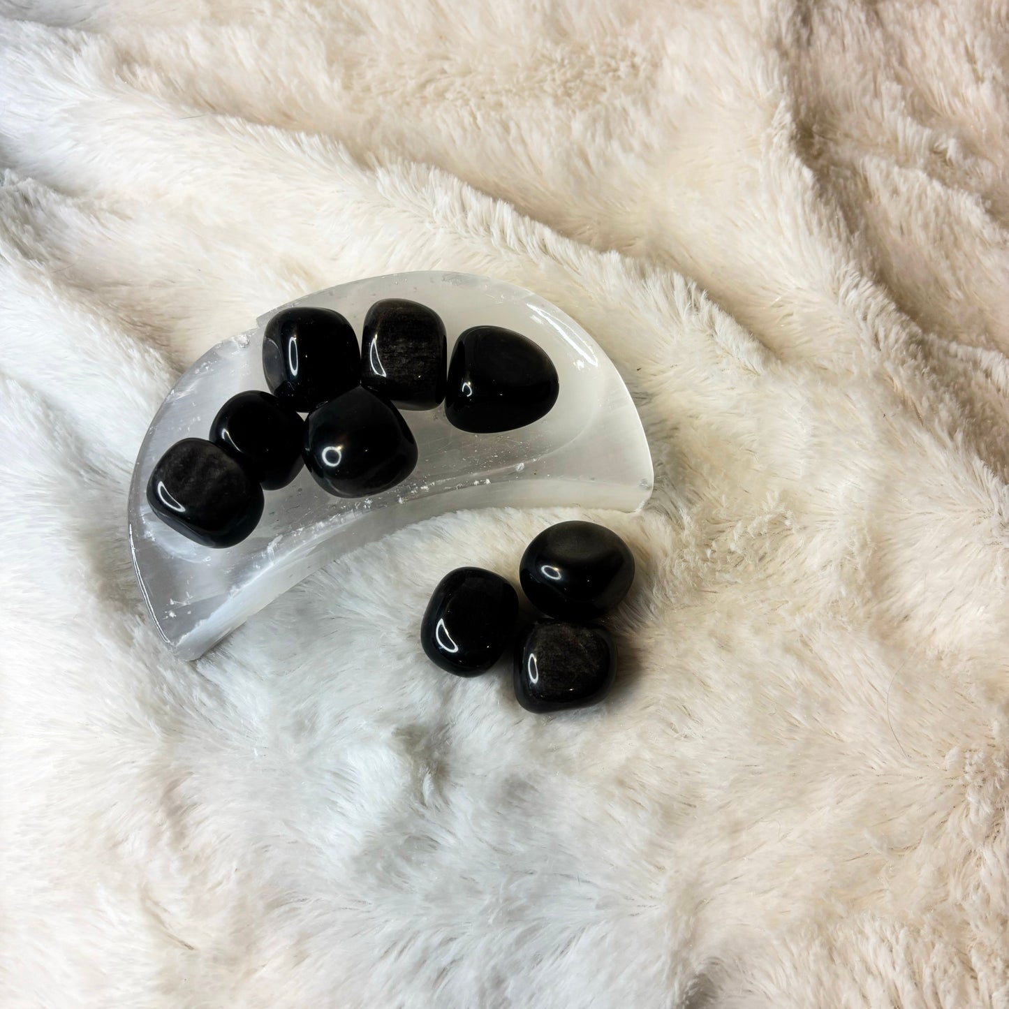 Stone Tumbled | Silver Sheen Obsidian