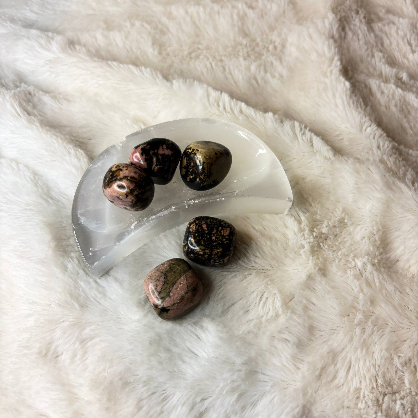 Stone Tumbled | Rhodonite