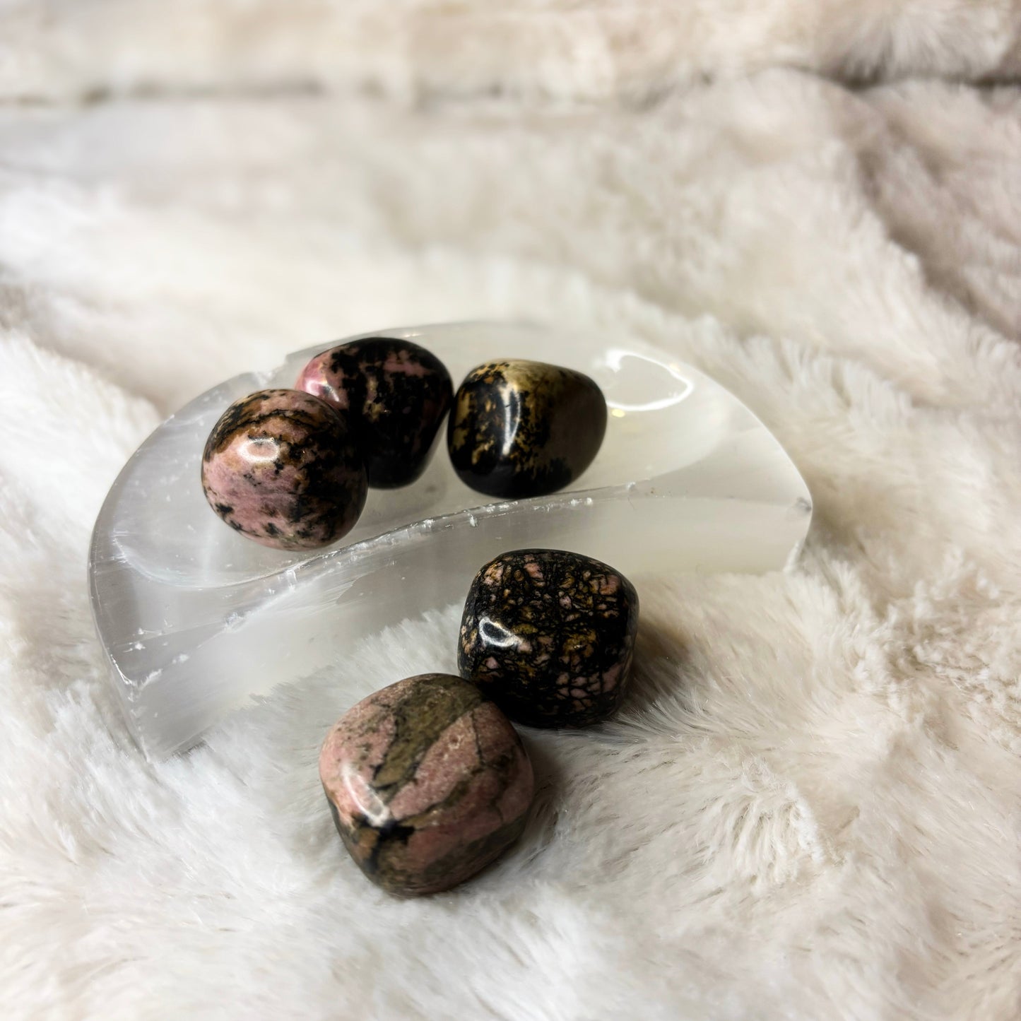 Stone Tumbled | Rhodonite