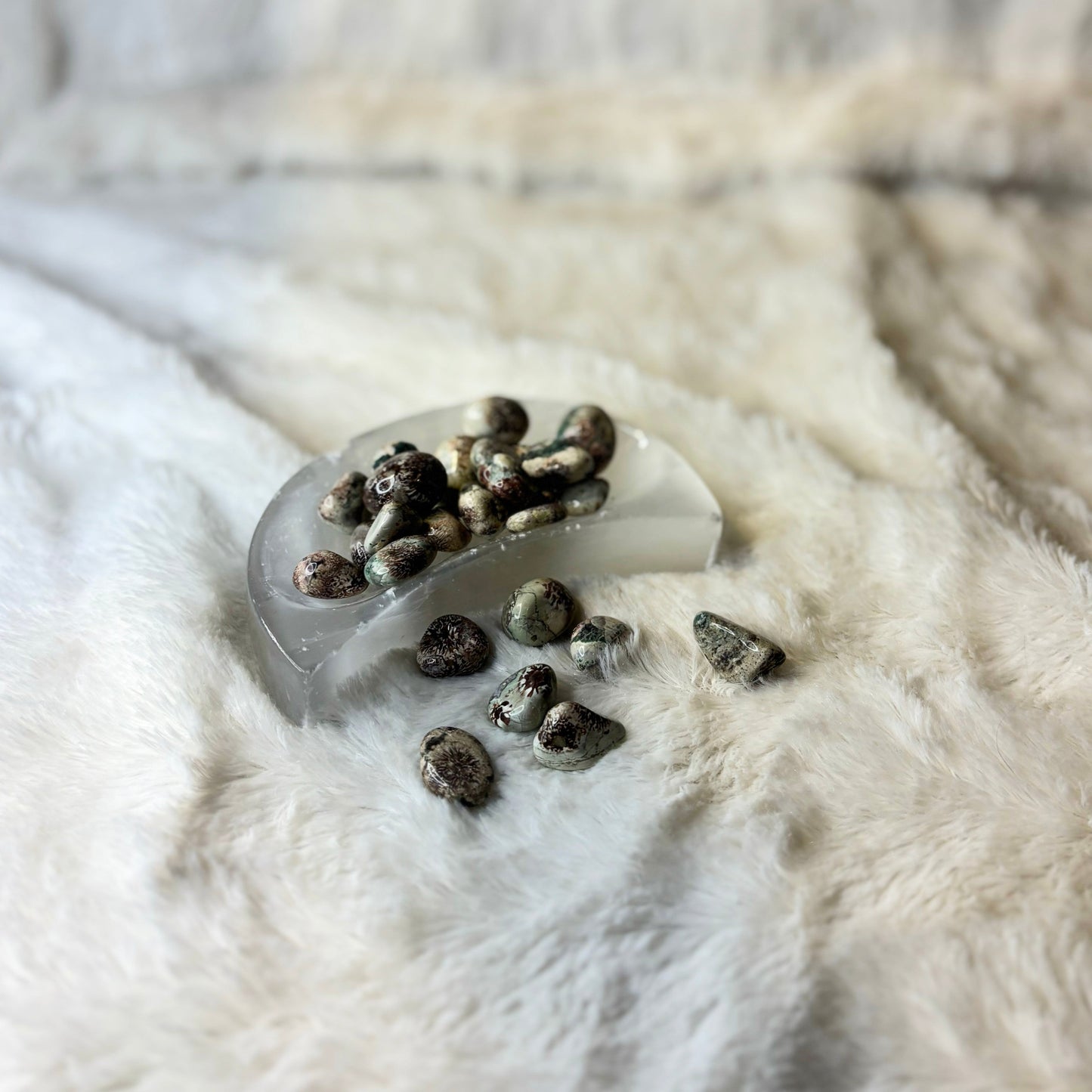 Stone Tumbled | Sakura Jasper Mini | 4 Pieces