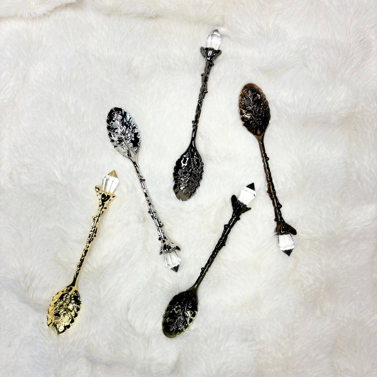 Crystal Spoons | Set of 5
