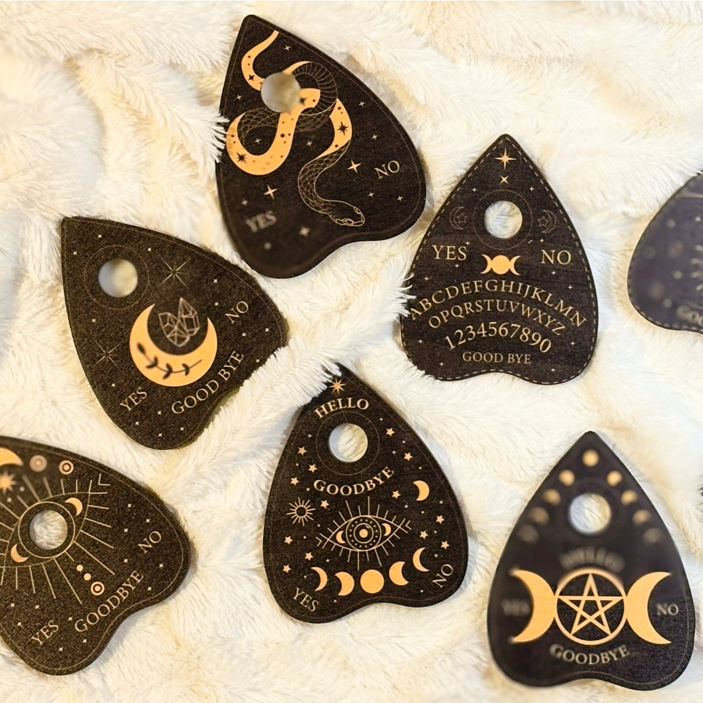 Crystal Sphere + Planchette Holder Duo