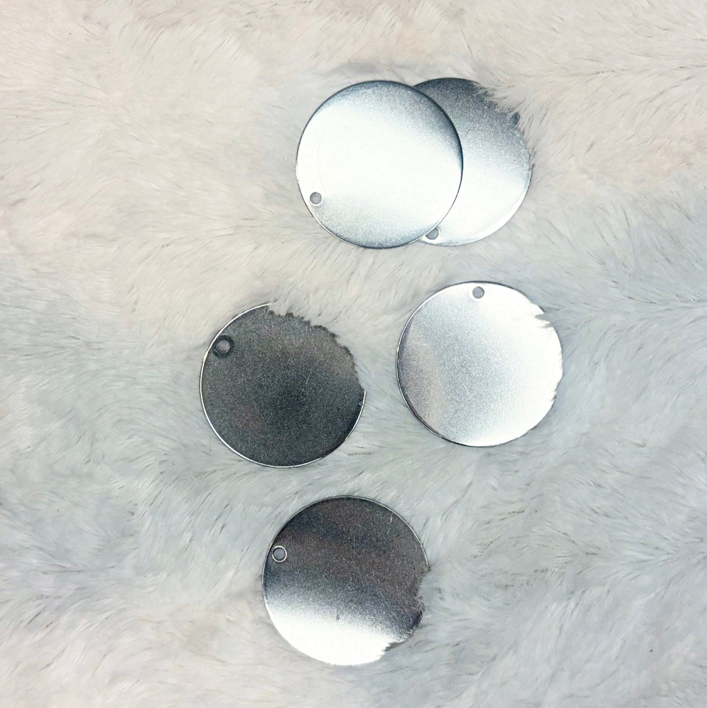 "Silver Metal Circle"