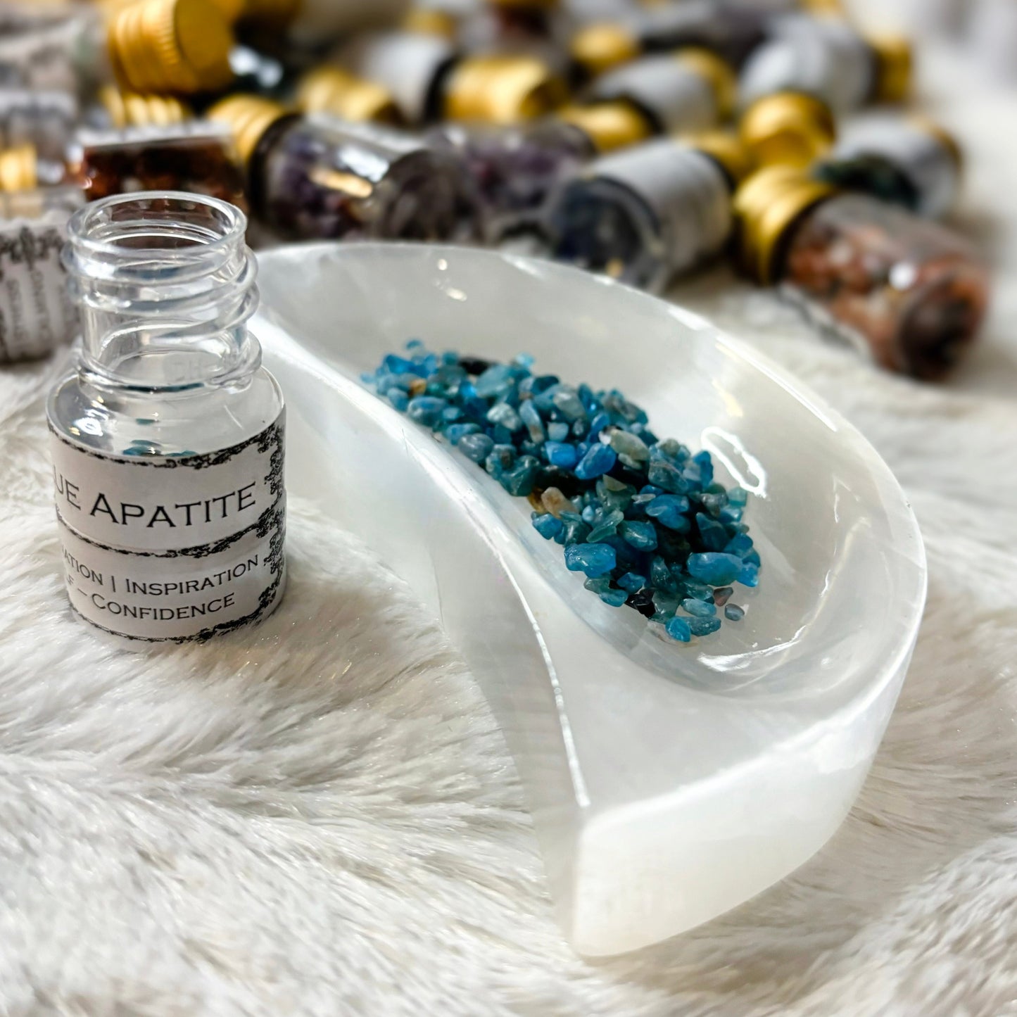 Stone Chips | Blue Apatite