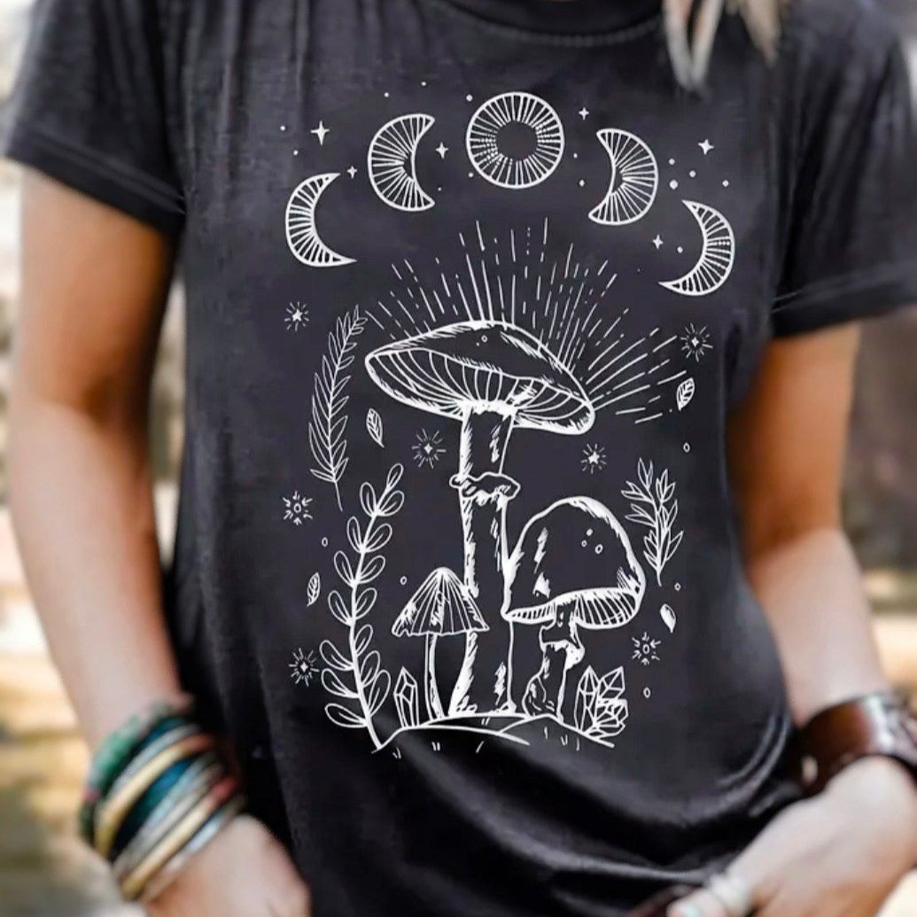 T-shirt Champignons Boho