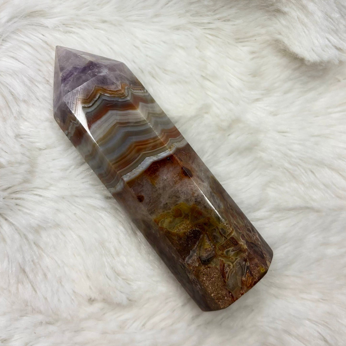 Generator | Amethyst + Crazy Lace Agate