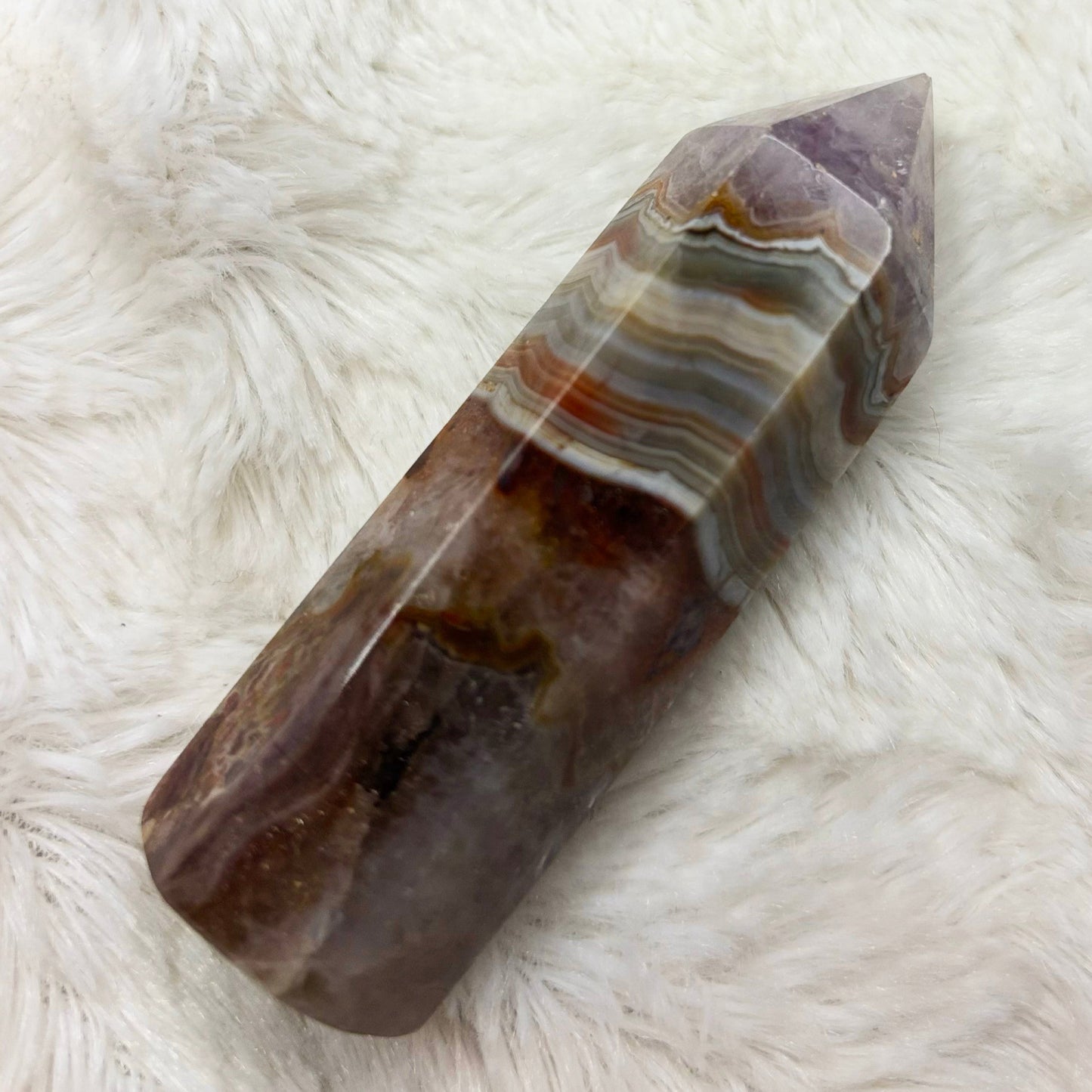Generator | Amethyst + Crazy Lace Agate