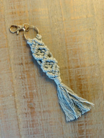 Braided Macrame Keychains