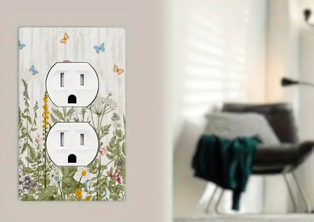 Spring Meadow Wall Socket Cover