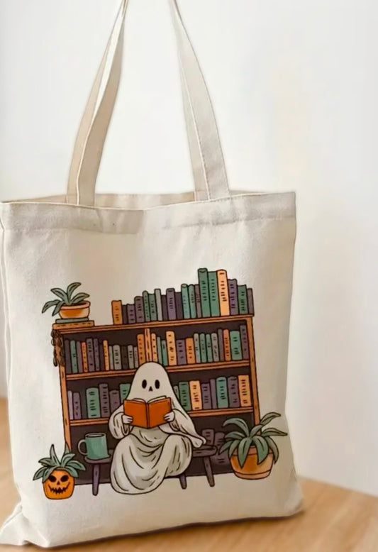 Library Ghost Tote Bag