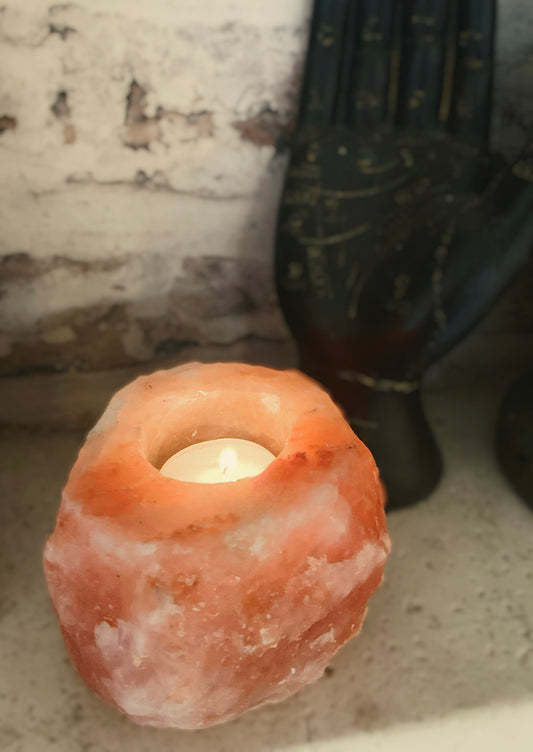 Himalayan Salt Candle Holder