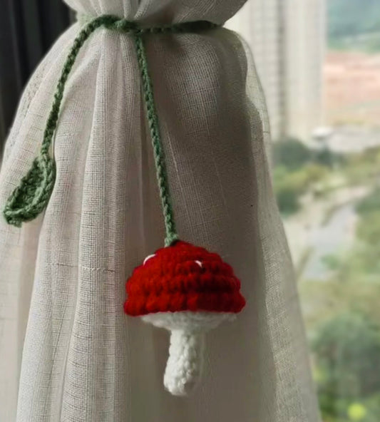 Mushroom Curtain Ties