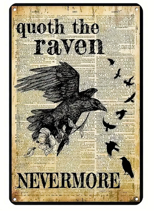 Metal Signage: Nevermore