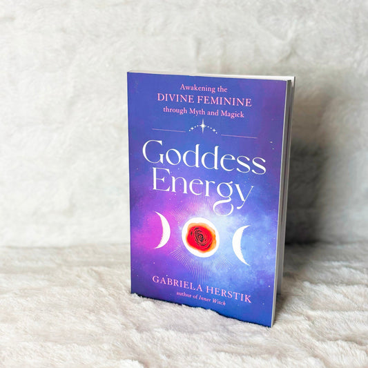 Book "Goddess Energy" on a white background