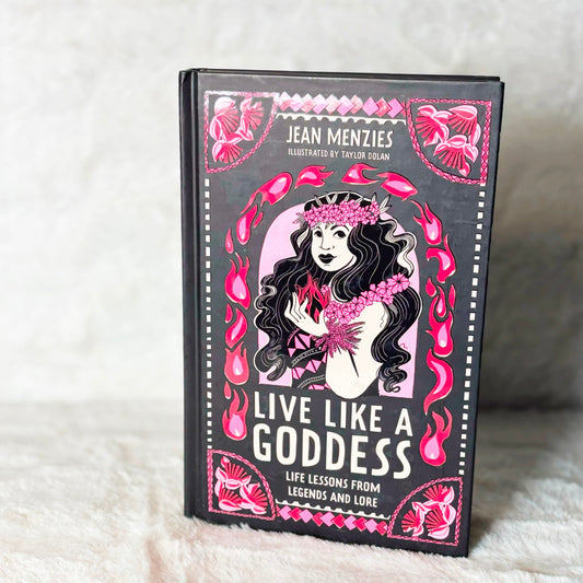 Book "Live Like a Goddess" on a white background