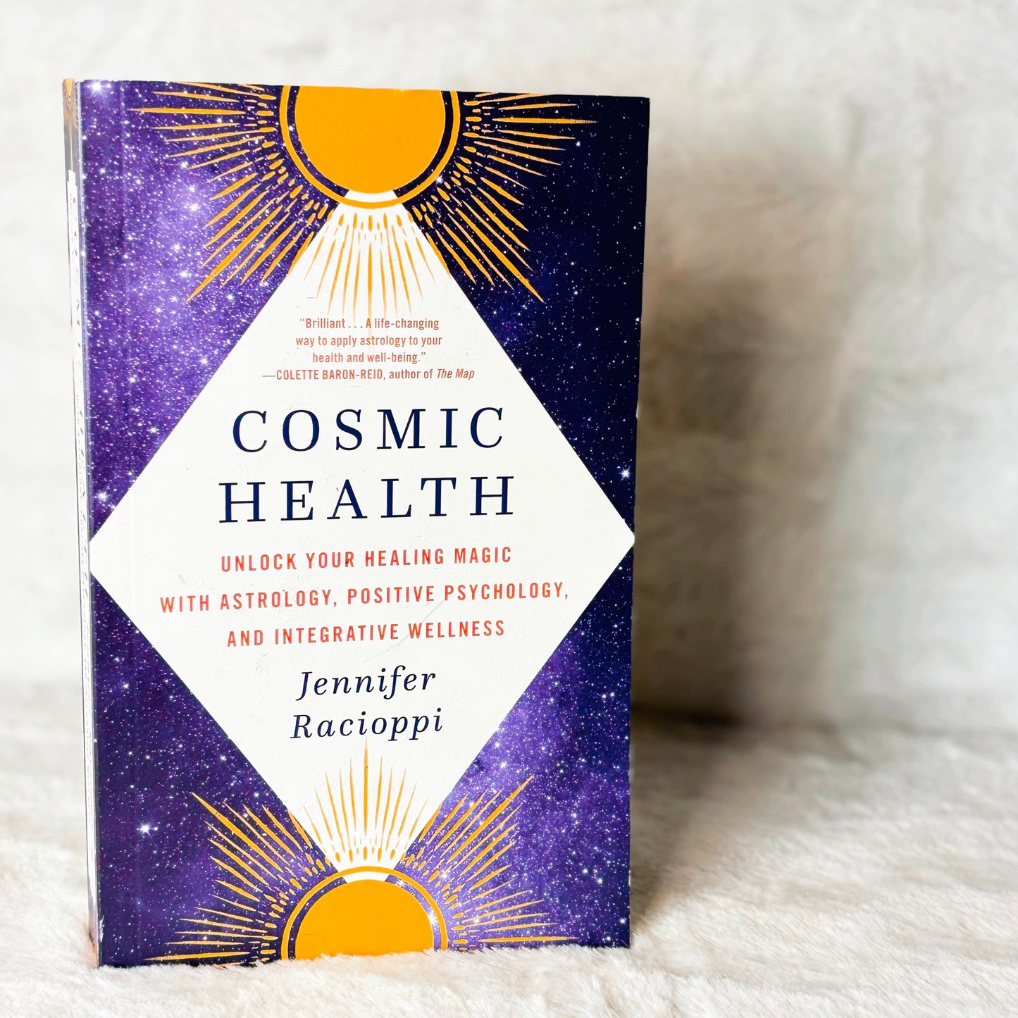 Book "Cosmic Health" on a white background