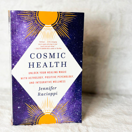 Book "Cosmic Health" on a white background