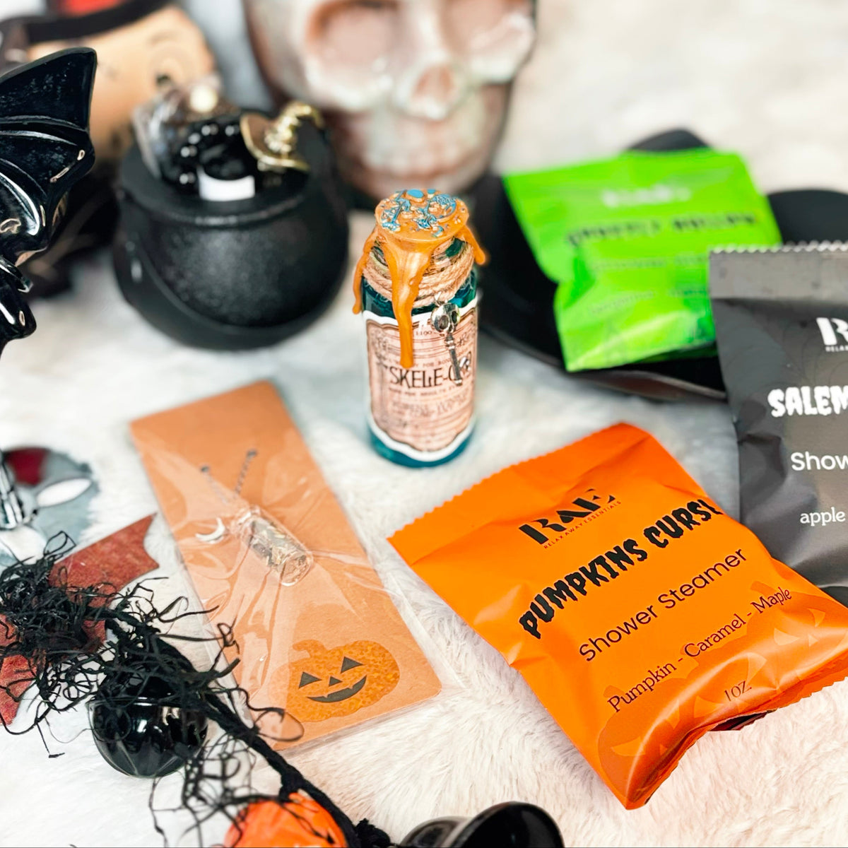 Samhain items in the Root & Ritual Box