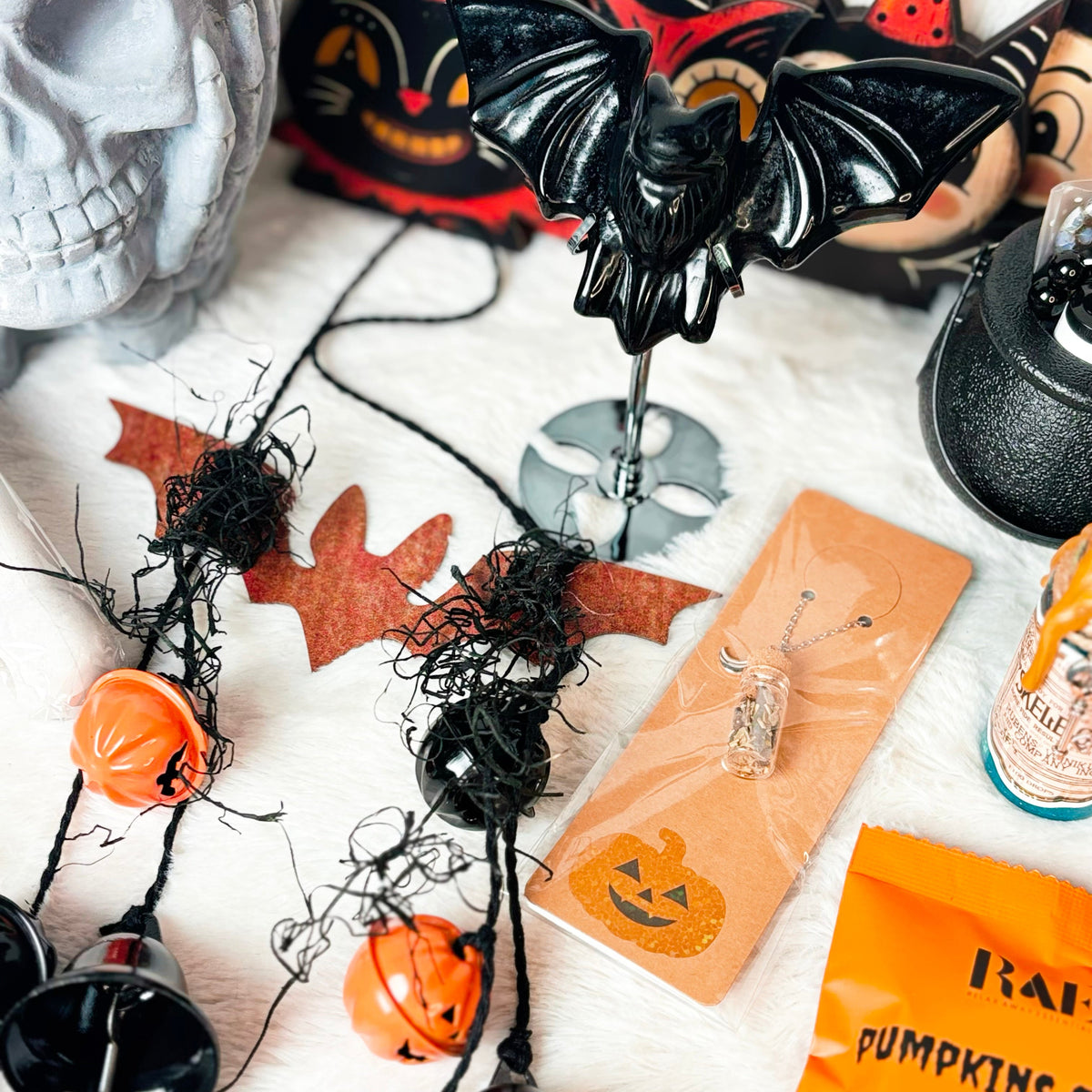 Samhain items in the Root & Ritual Box