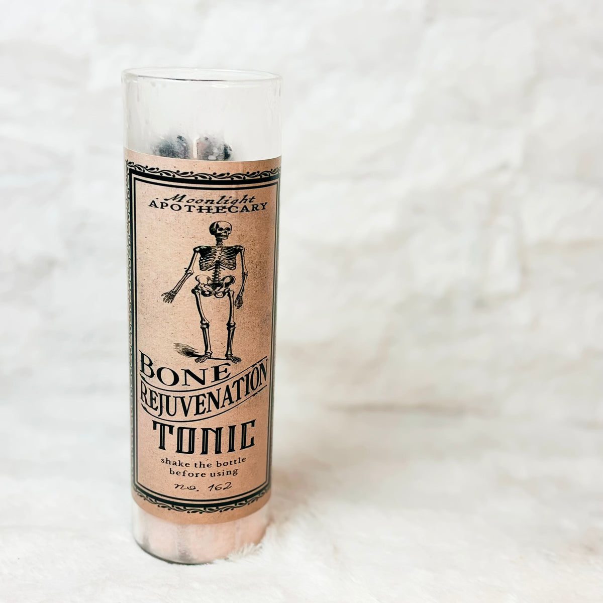 Candle on white background