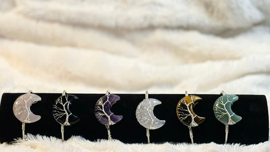 Crescent Moon Stone Bracelets