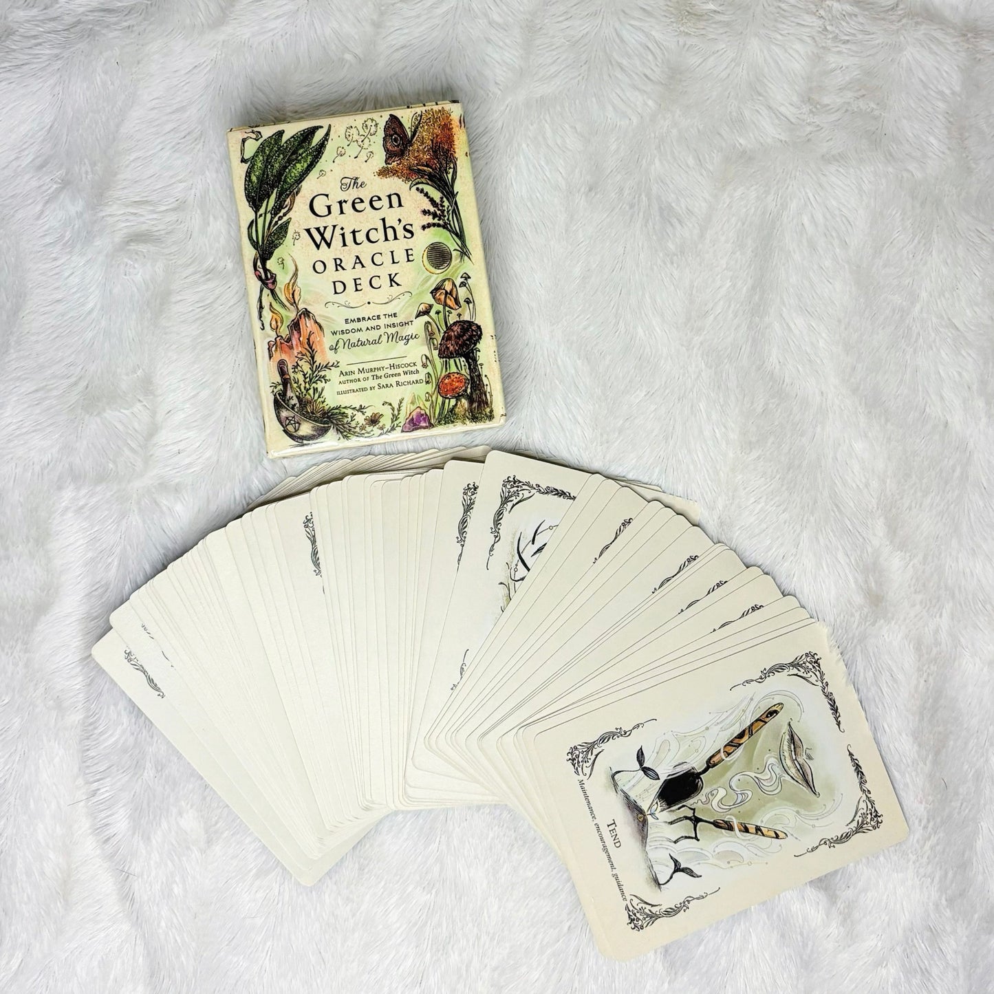 The Green Witch's | Mini Oracle Deck