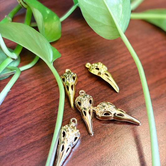 "Raven Skull | Gold"