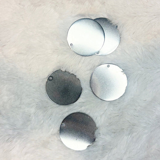 "Silver Metal Circle"