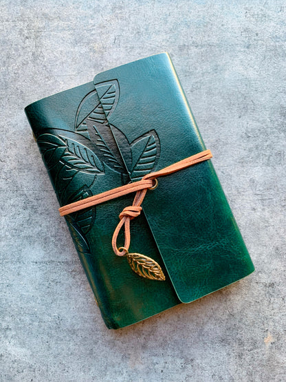 Imprinted Leaf Journals