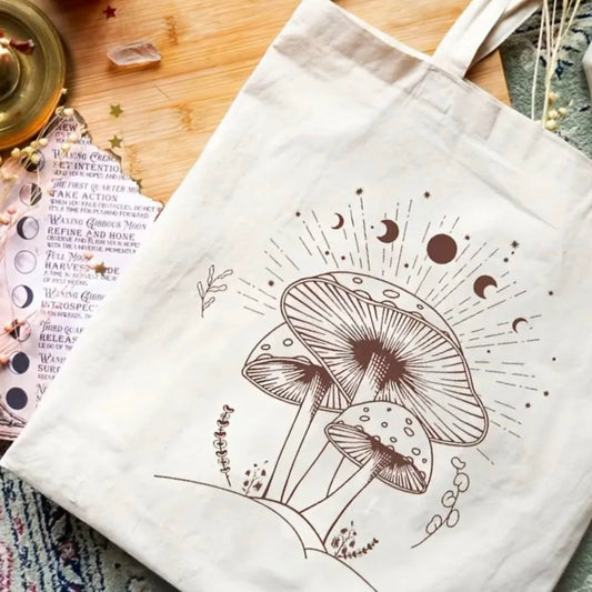 Metaphysical Mushroom Tote Bag