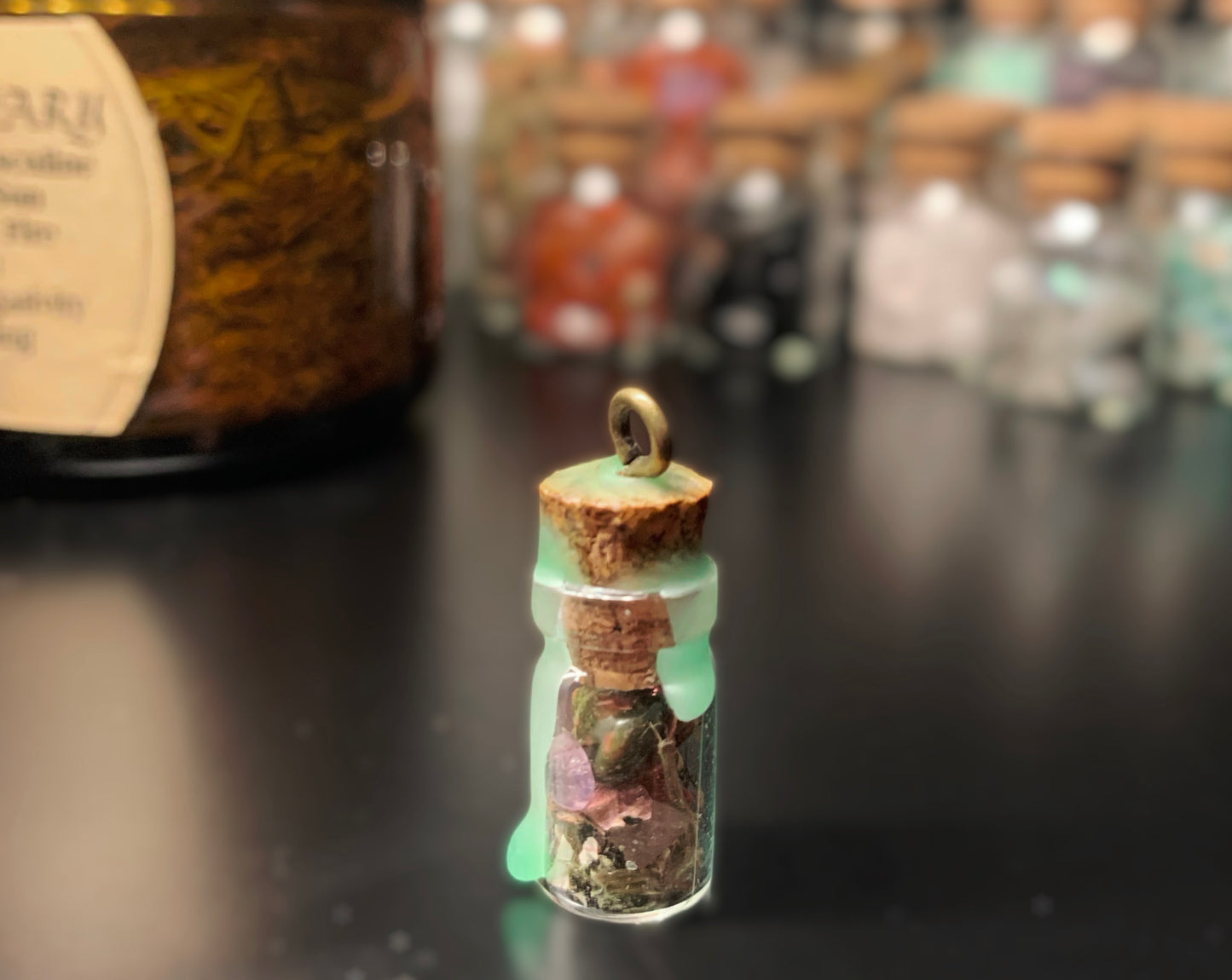 Spell Jar Necklace Pendants