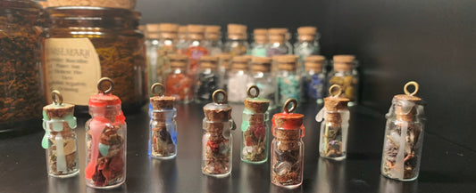 Spell Jar Necklace Pendants