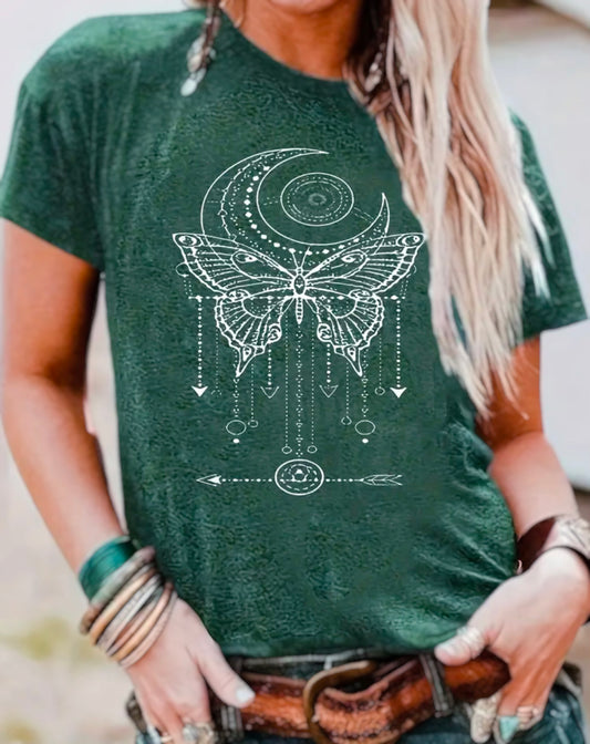 Camiseta Boho Mariposa