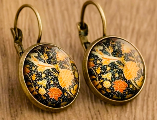 Vintage Floral Earrings