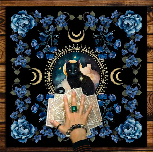 Altar Cloth-Black Cat