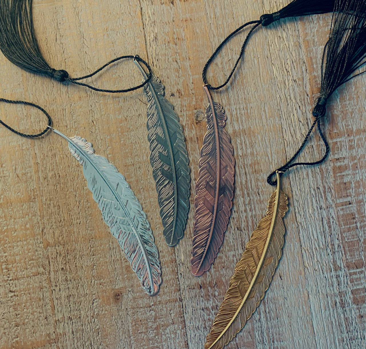 Feather Bookmarks