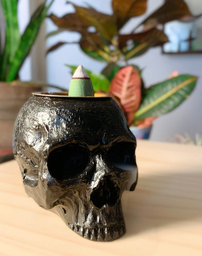 Backflow Skull Incense Burner